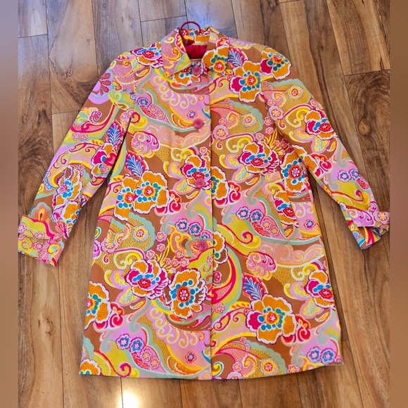 Colorful light jacket by Harve Benard. Women's 4P. Tailored. - Picture 4 of 13